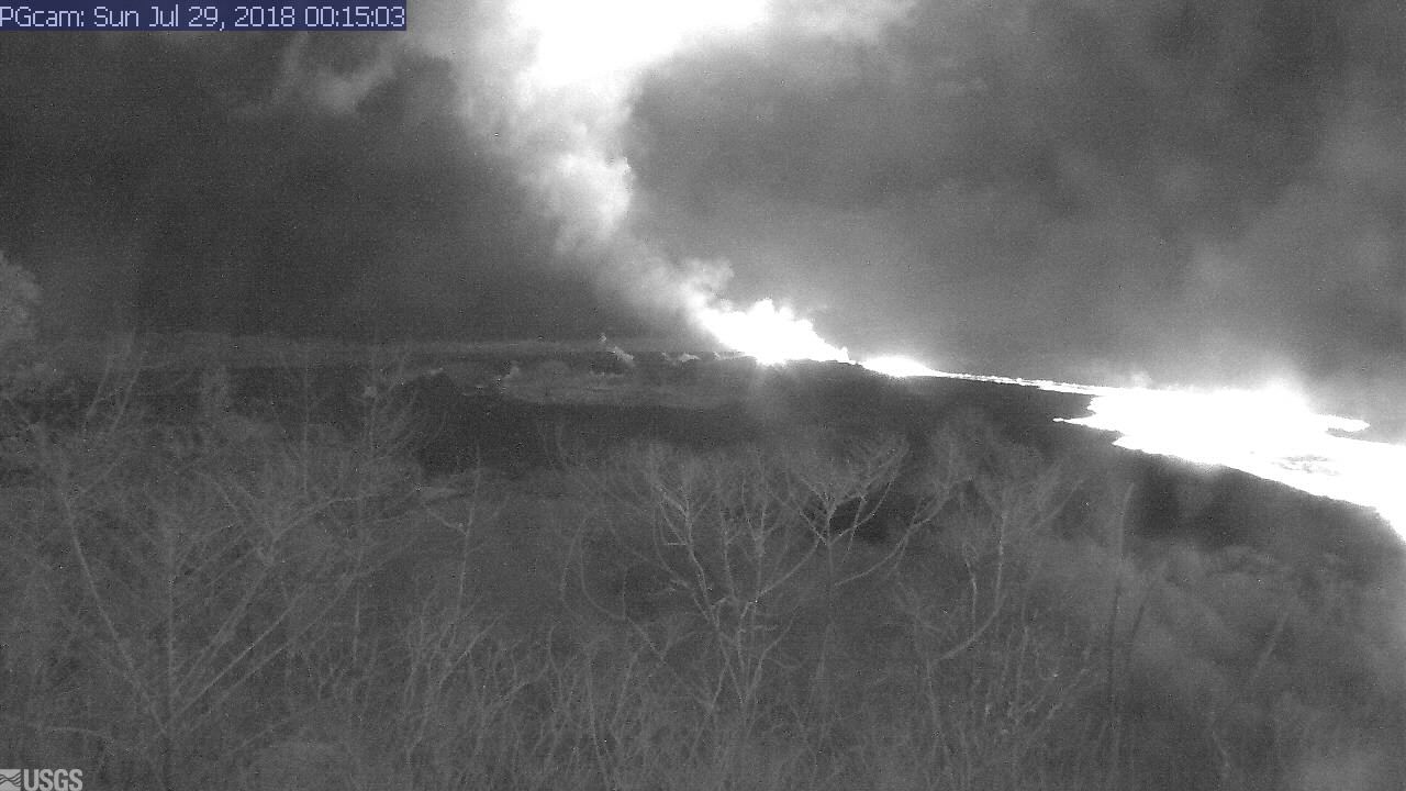 Part 6 Panorama of Lower East Rift Zone Camera from Lower East Rift Zone July 18th On  (2018)