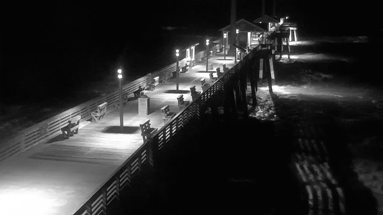 Jennette's Pier Nags Head, NC Cam for Florence Approach (2018)