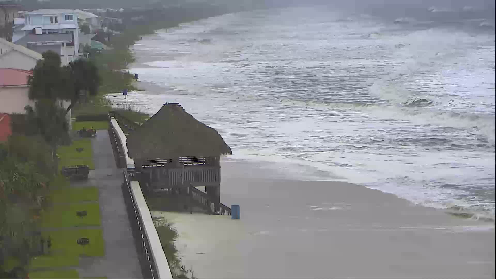 Mexico Beach FL Webcam Recording Michael (2018)