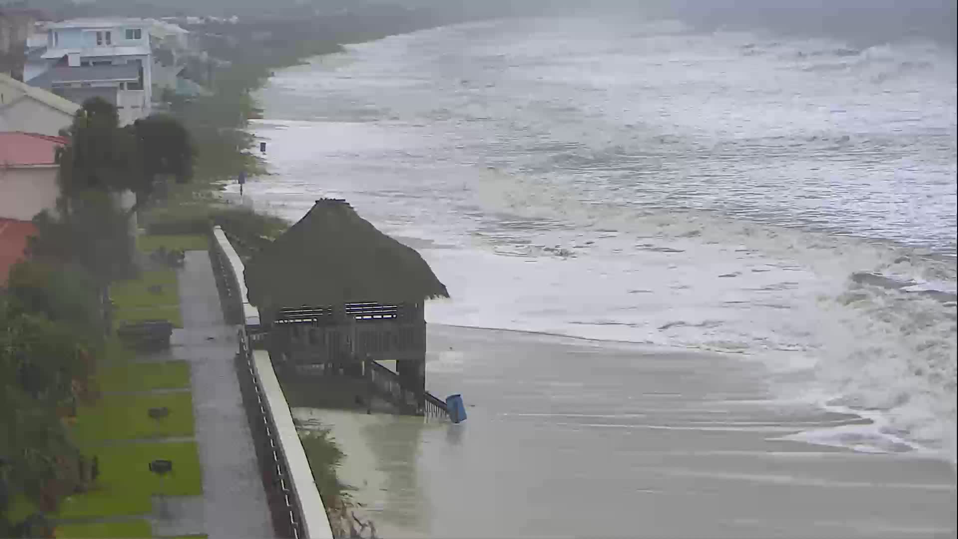 Mexico Beach FL Webcam Recording Michael (2018)