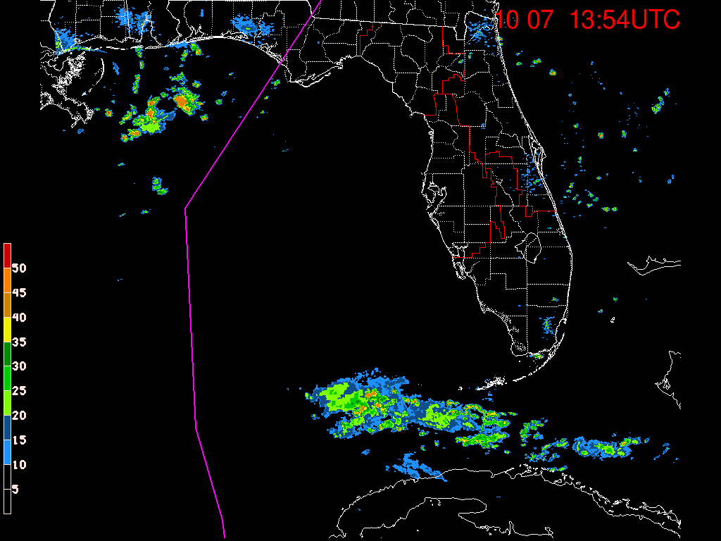 Florida Radar Recording From SFWMD for Michael (2018) Approach