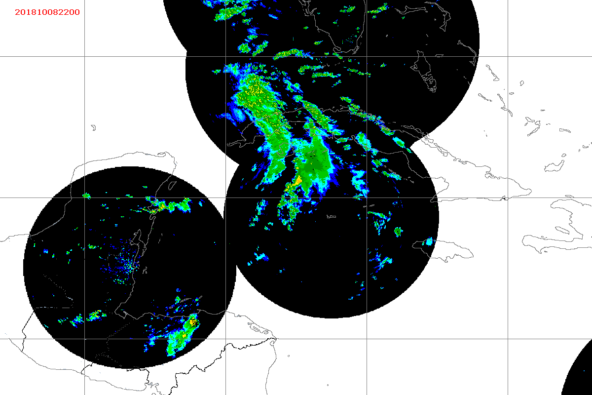 Barbados Weather NW Caribbean Radar Mosaic Animation for Michael (2018)
