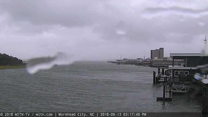 Morehead City Cam for Florence Approach (2018)