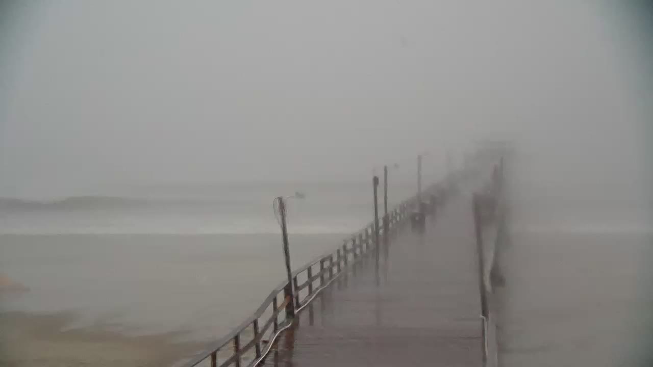 Oceanana Pier Fishing Cam (Atlantic Beach) for Florence Approach (2018)