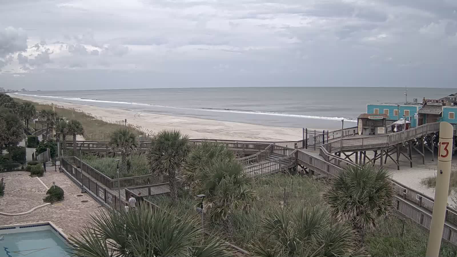 Riptydz Myrtle Beach Webcam Recording for Florence Approach (2018)
