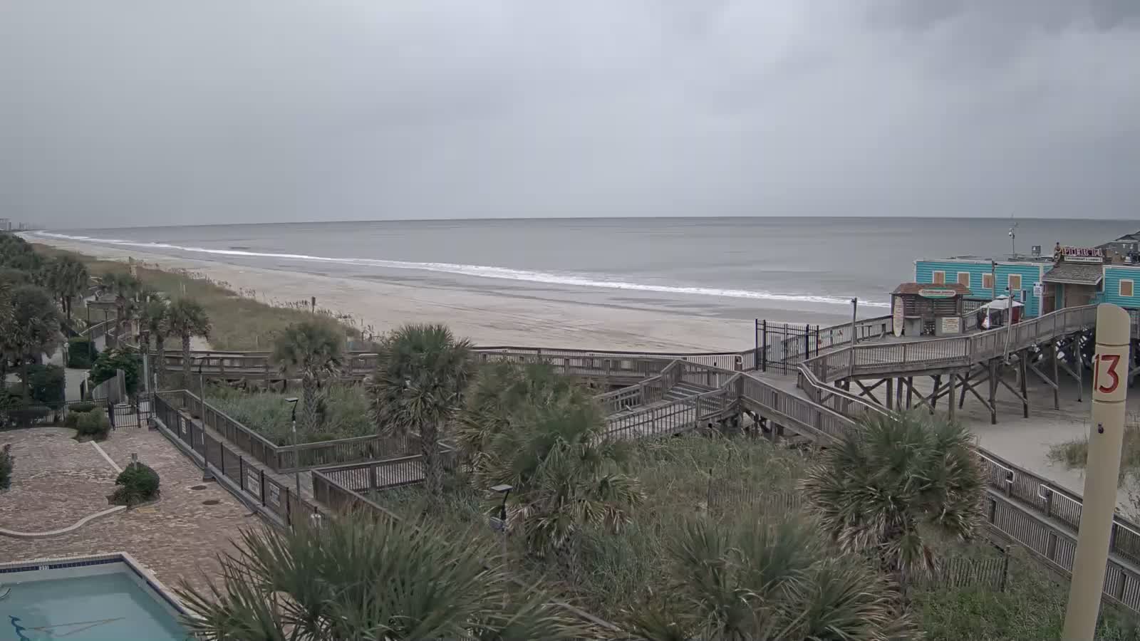 Riptydz Myrtle Beach Webcam Recording for Florence Approach (2018)