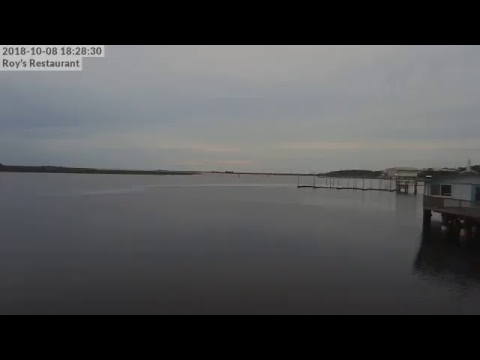 Roys Restaurant Steinhatchee Camera Recording of Michael (2018) Approach