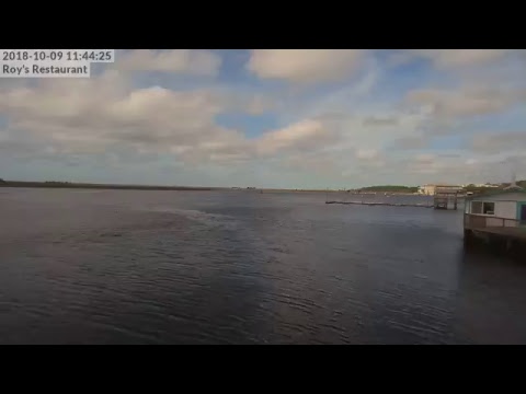 Roys Restaurant Steinhatchee Camera Recording of Michael (2018) Approach