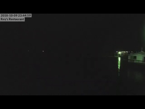 Roys Restaurant Steinhatchee Camera Recording of Michael (2018) Approach