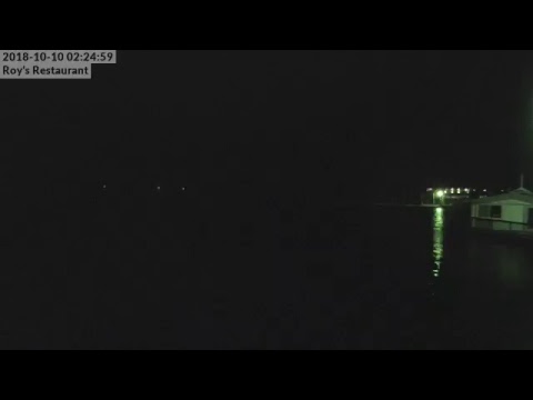 Roys Restaurant Steinhatchee Camera Recording of Michael (2018) Approach