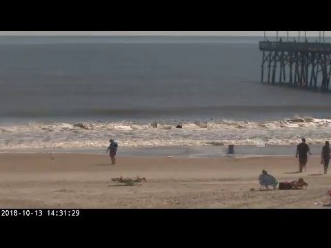 Ocean Isle Beach NC Webcam for Florence (2018) Approach