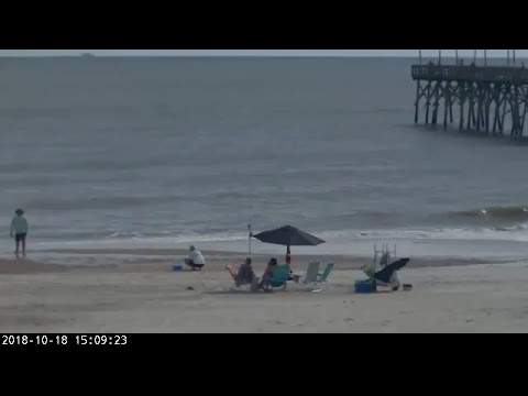 Ocean Isle Beach NC Webcam for Florence (2018) Approach