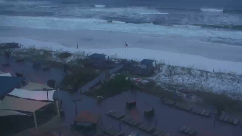 Hilton Sandestin Beach Webcam Recording Michael (2018)
