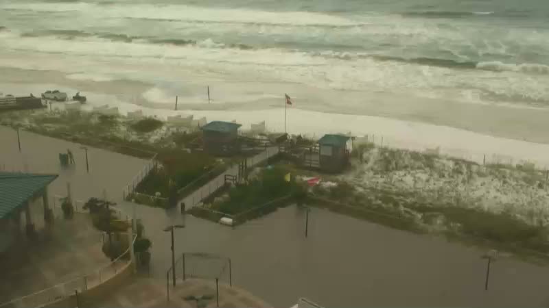 Hilton Sandestin Beach Webcam Recording Michael (2018)