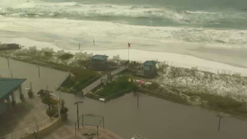 Hilton Sandestin Beach Webcam Recording Michael (2018)
