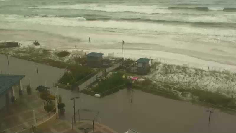 Hilton Sandestin Beach Webcam Recording Michael (2018)