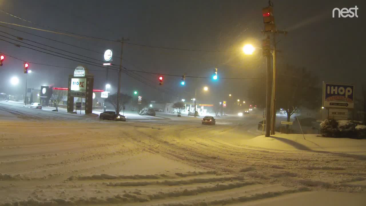 HurricaneTrack Statesville, NC Cam Dec Snowstorm (2018)