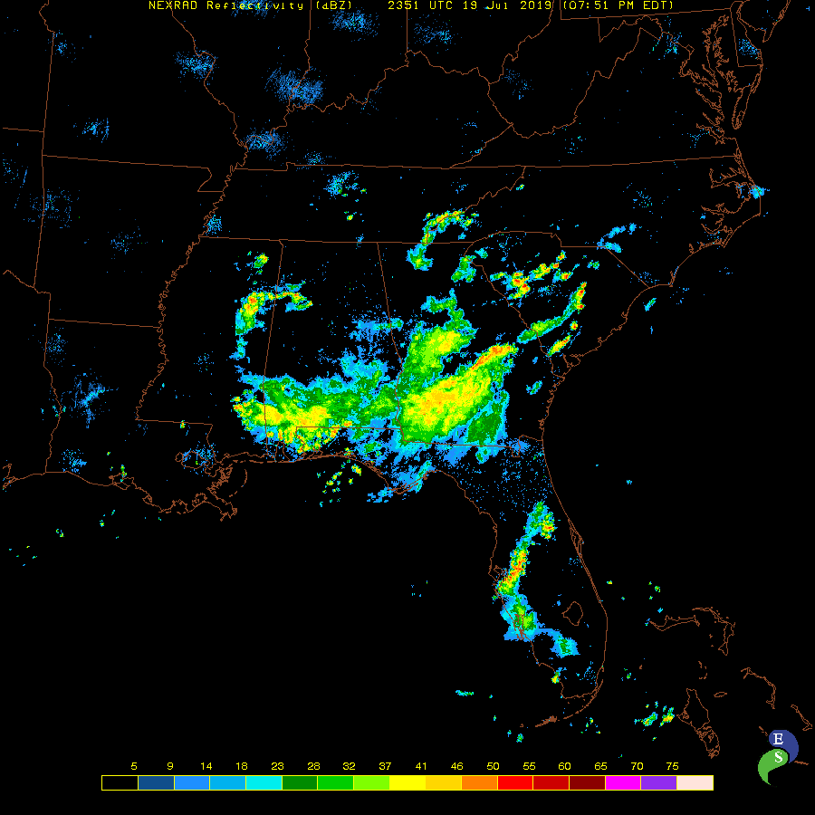 Rutgers SE Radar Recording for Barry (2019) Approach