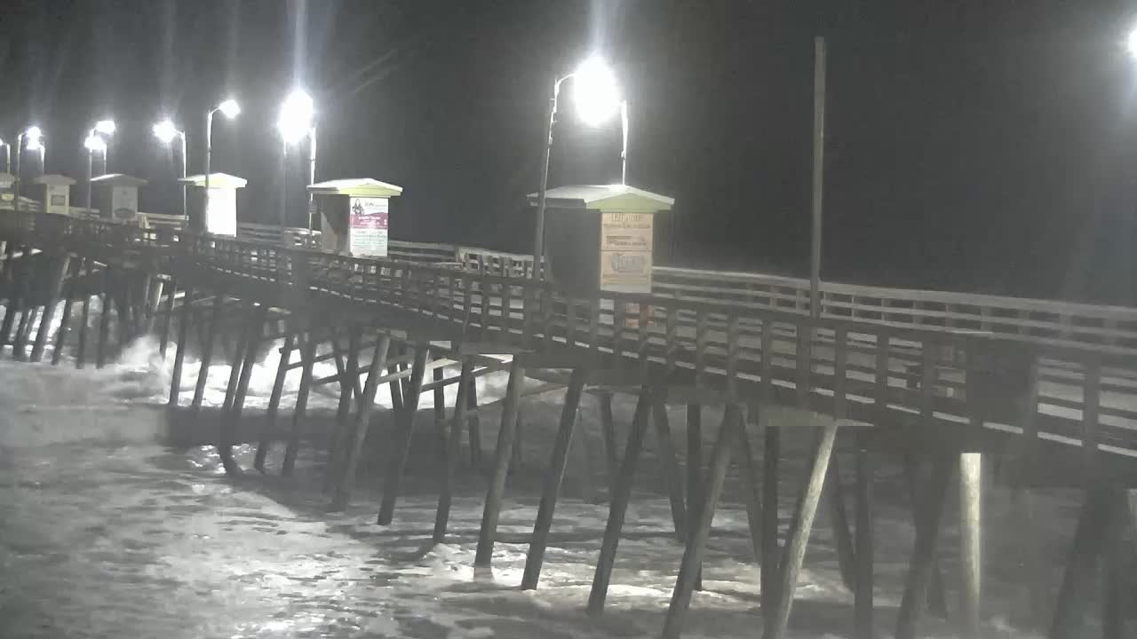 Bogue Inlet Pier Cam (Emerald Isle, NC) for Dorian Approach (2019)