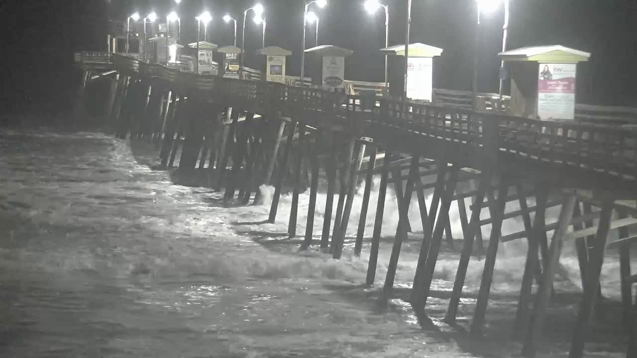 Bogue Inlet Pier Cam (Emerald Isle, NC) for Dorian Approach (2019)