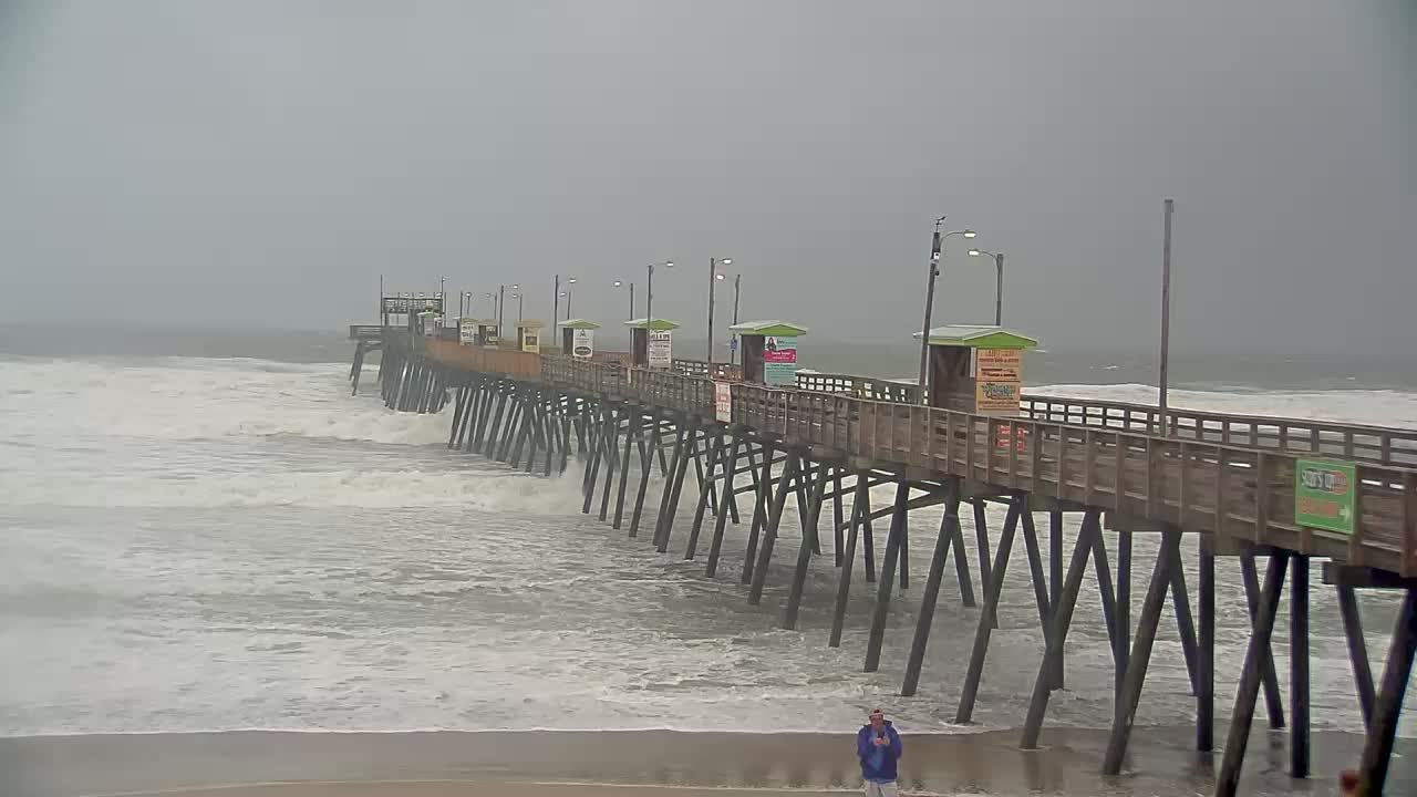 Bogue Inlet Pier Cam (Emerald Isle, NC) for Dorian Approach (2019)