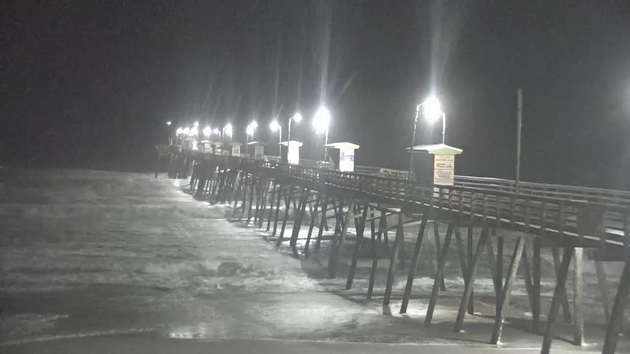 Bogue Inlet Pier Cam (Emerald Isle, NC) for Dorian Approach (2019)