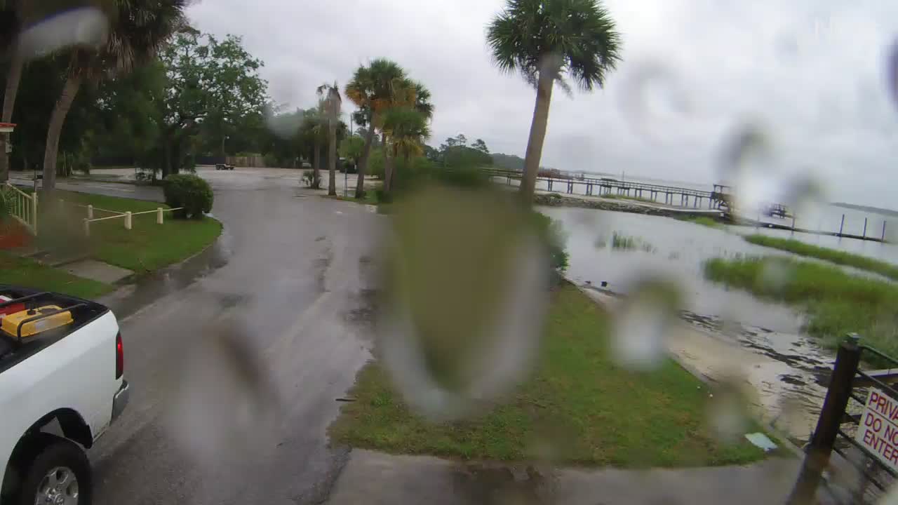Brighton Beach, SC Hurricane Track Cam 1 Recording Dorian (2019)