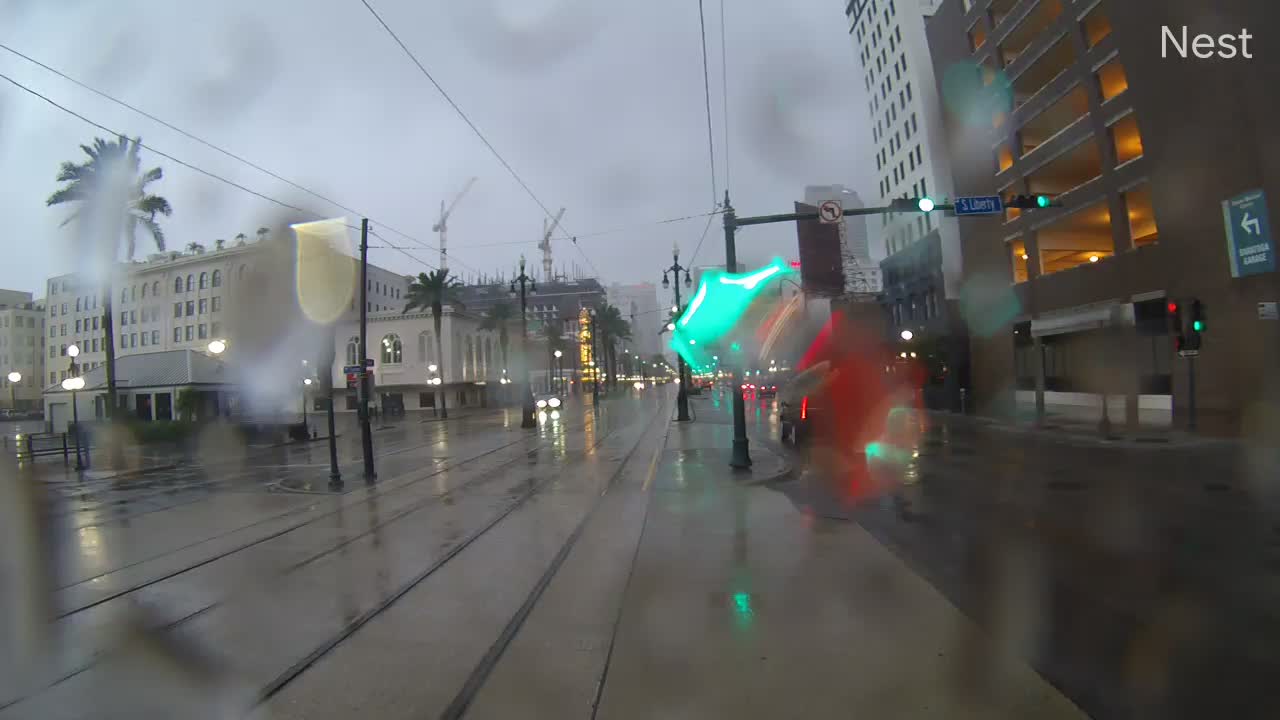 Canal St Hurricane Track Cam 2 Recording Barry (2019)