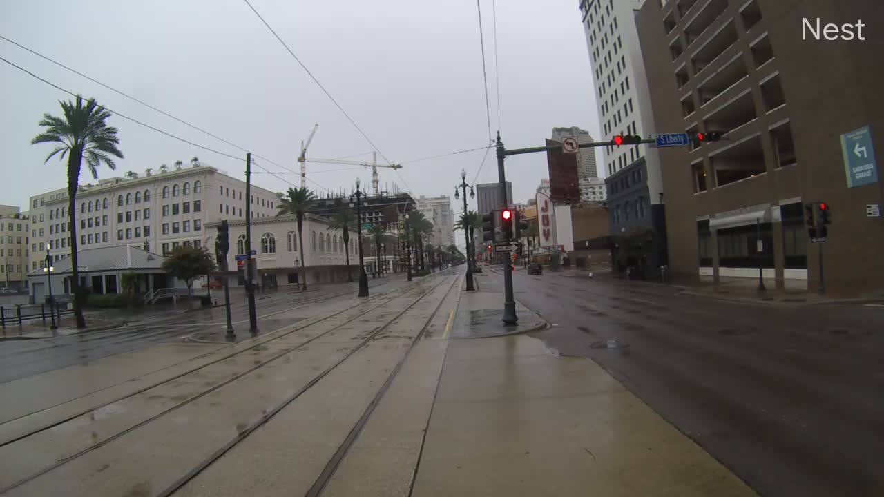 Canal St Hurricane Track Cam 2 Recording Barry (2019)