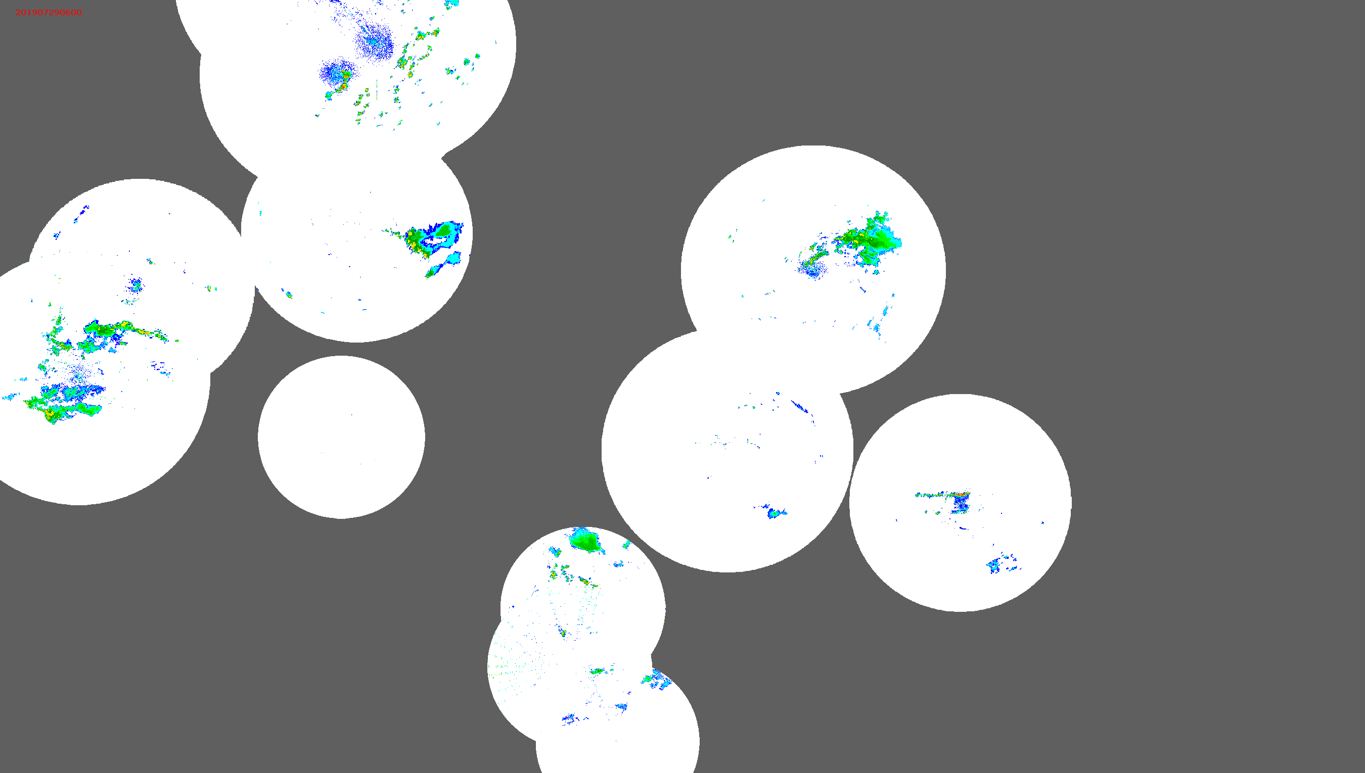Barbados Weather Caribbean Radar Mosaic Animation for 95L (July 2019)
