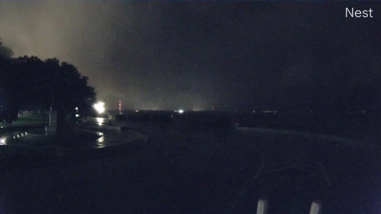 Charleston, SC The Battery Hurricane Track Cam 2 Recording Dorian (2019)