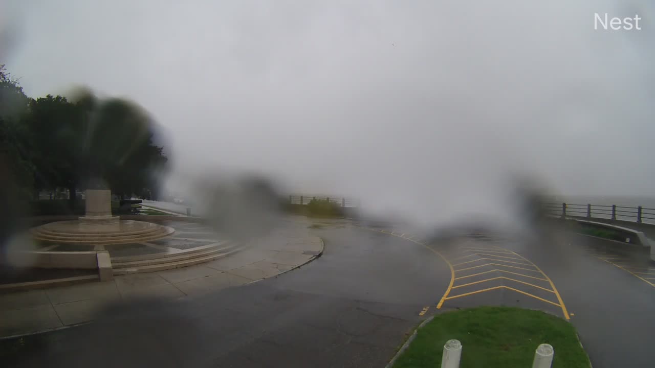 Charleston, SC The Battery Hurricane Track Cam 2 Recording Dorian (2019)
