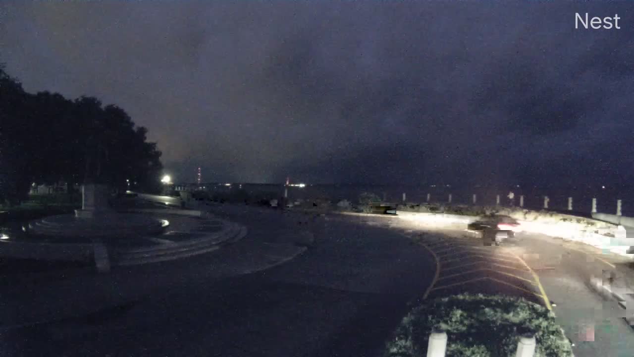 Charleston, SC The Battery Hurricane Track Cam 2 Recording Dorian (2019)