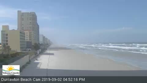 Daytona Beach Beach Cam Dorian (2019)