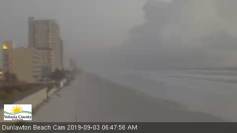 Daytona Beach Beach Cam Dorian (2019)