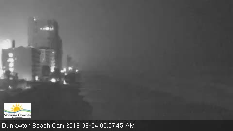 Daytona Beach Beach Cam Dorian (2019)