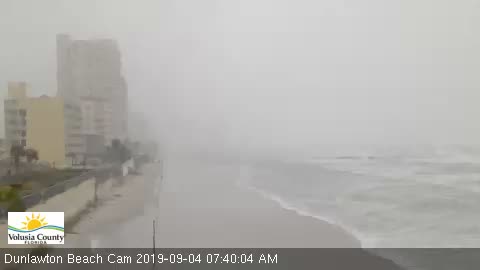 Daytona Beach Beach Cam Dorian (2019)