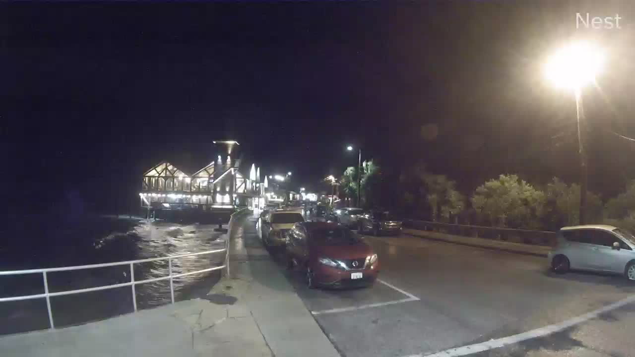 Cedar Key, FL Hurricane Track Cam 10 Recording Nestor (2019)