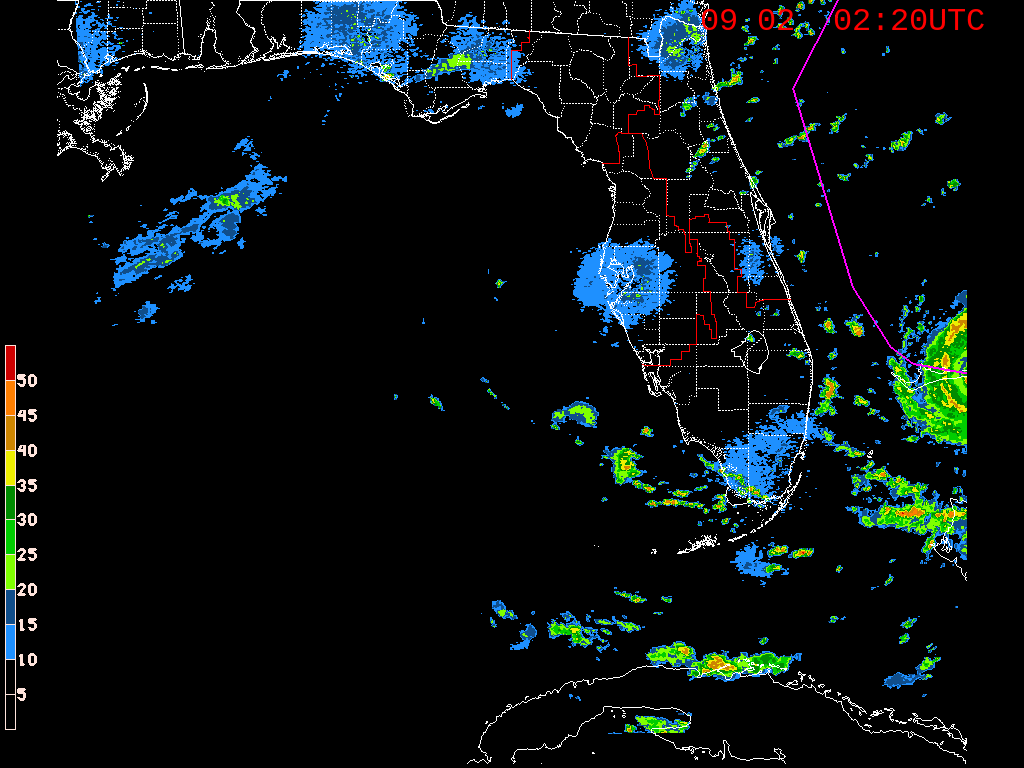 Florida Radar Recording From SFWMD for Dorian Approach (2019)