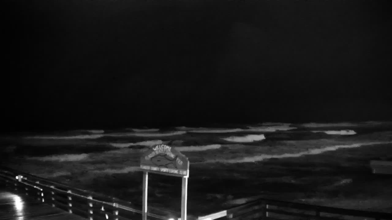 Flagler Beach Pier Cam Dorian (2019)