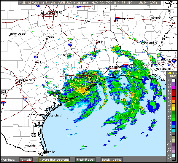 Hoston Long Range Radar Recording of Imelda (2019) Approach Houston Long Range Radar Recording of Imelda (2019) Approach