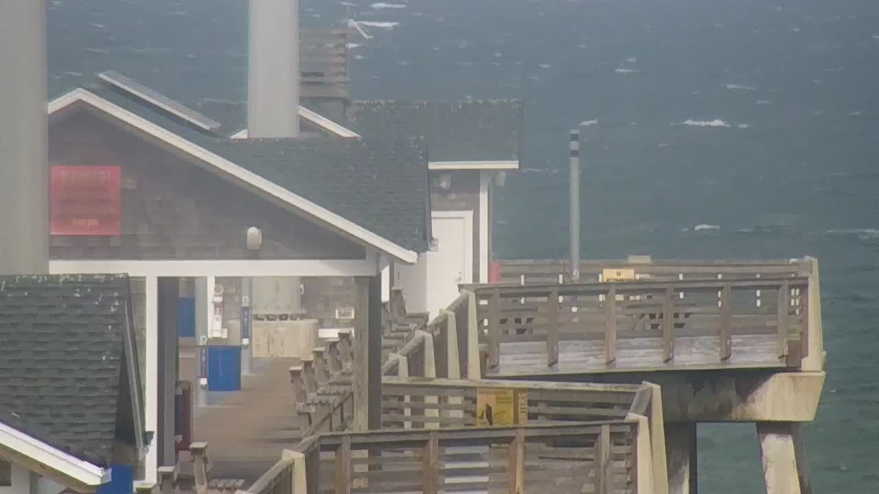Jennette's Pier Nags Head, NC Cam for Dorian Approach (2019)