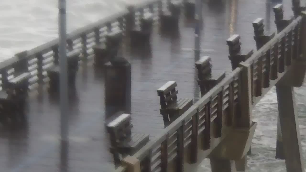 Jennette's Pier Nags Head, NC Cam for Dorian Approach (2019)