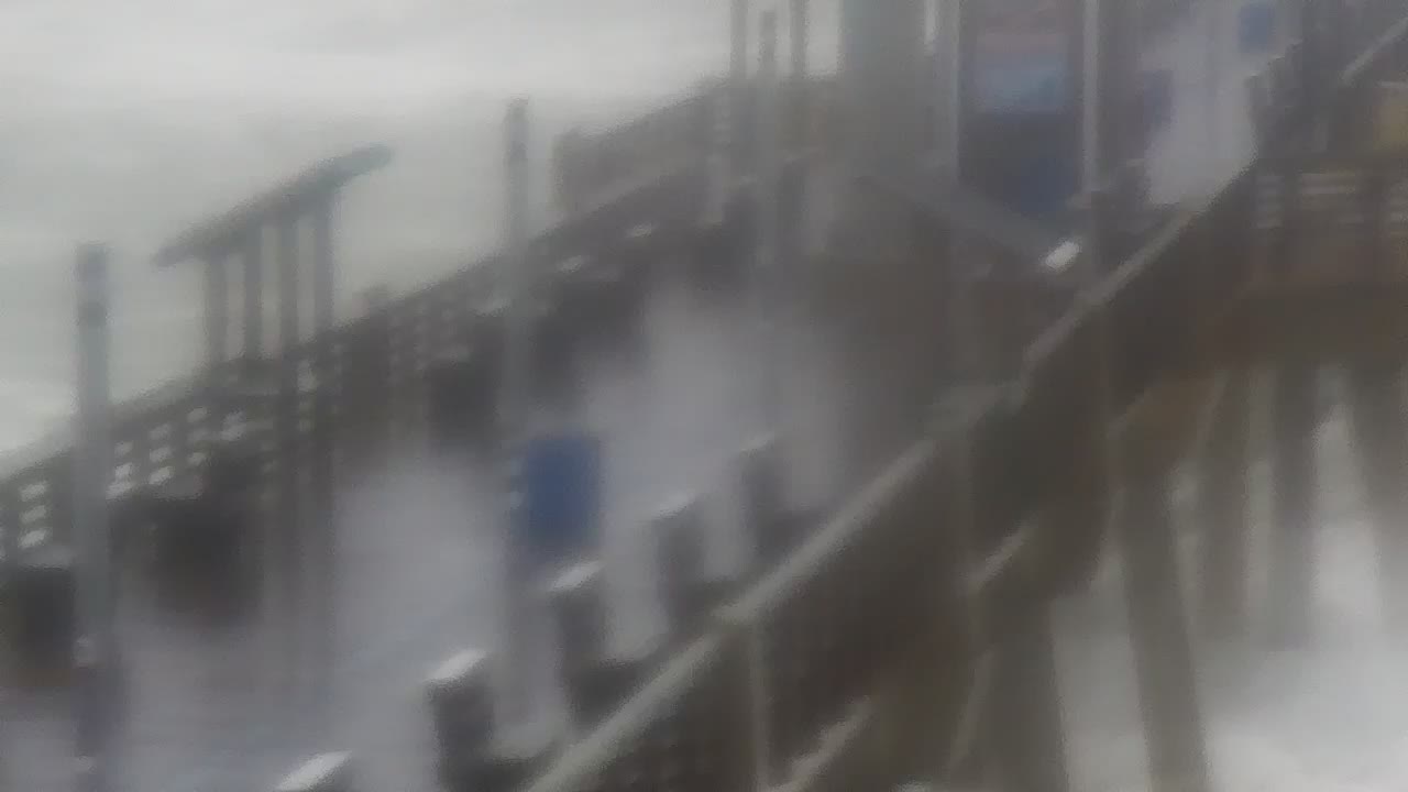 Jennette's Pier Nags Head, NC Cam for Dorian Approach (2019)