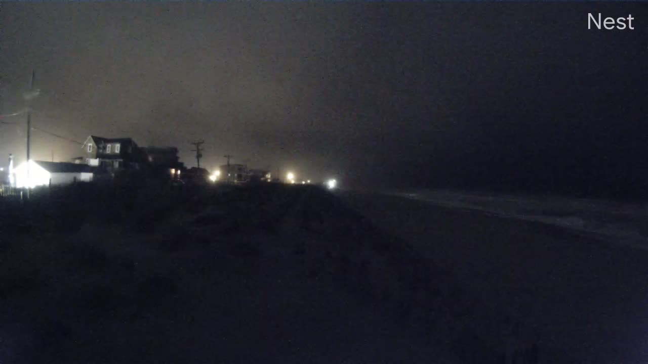 Kitty Hawk, NC Hurricane Track Cam 8 Recording Outer Banks Nov Storm (2019)