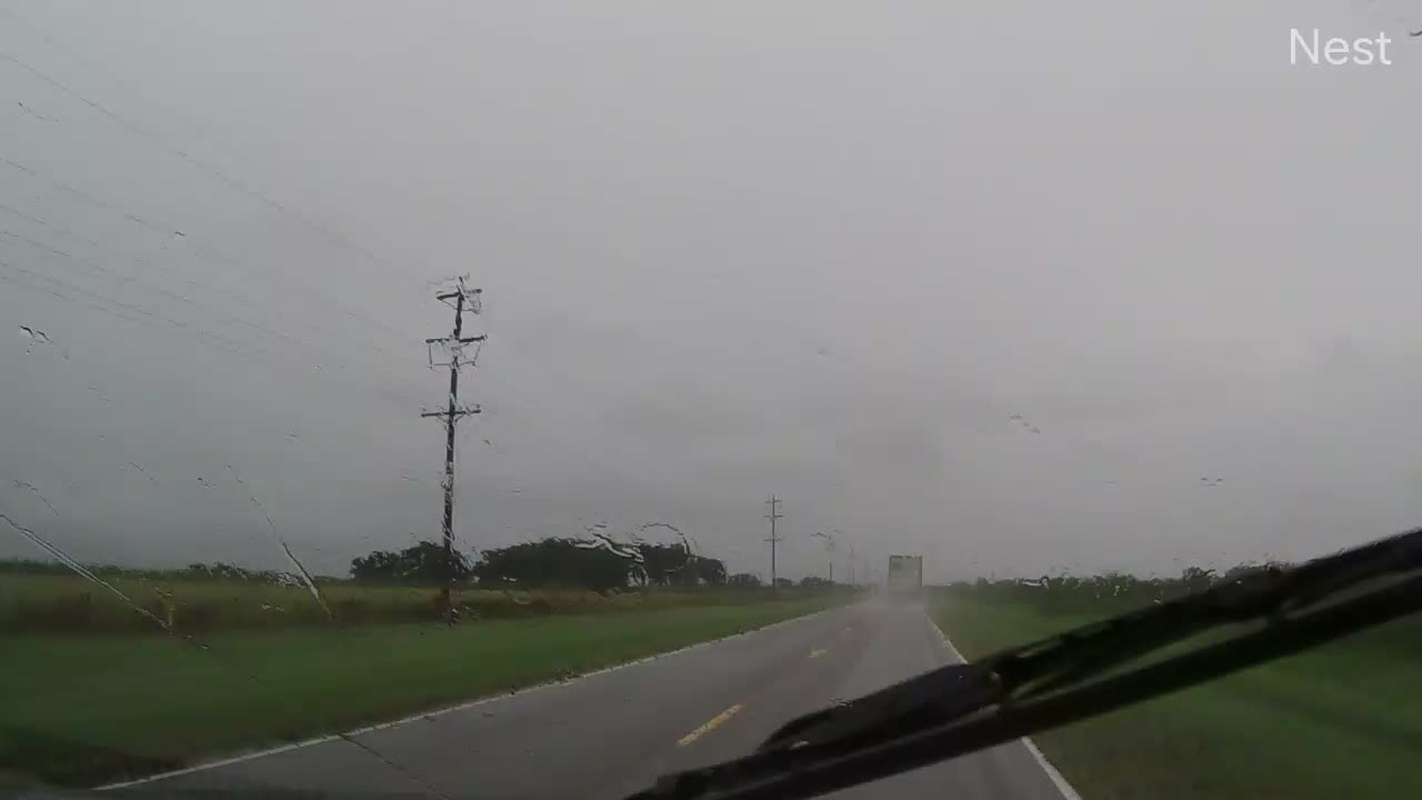 Hurricanetrack.com Mark Sudduth Vehicle Cam Imelda (2019)