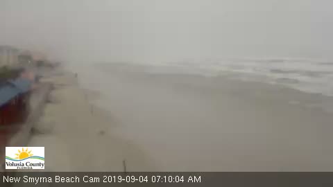 New Smyrna Beach/Flager Avenue Beach Cam Dorian (2019)
