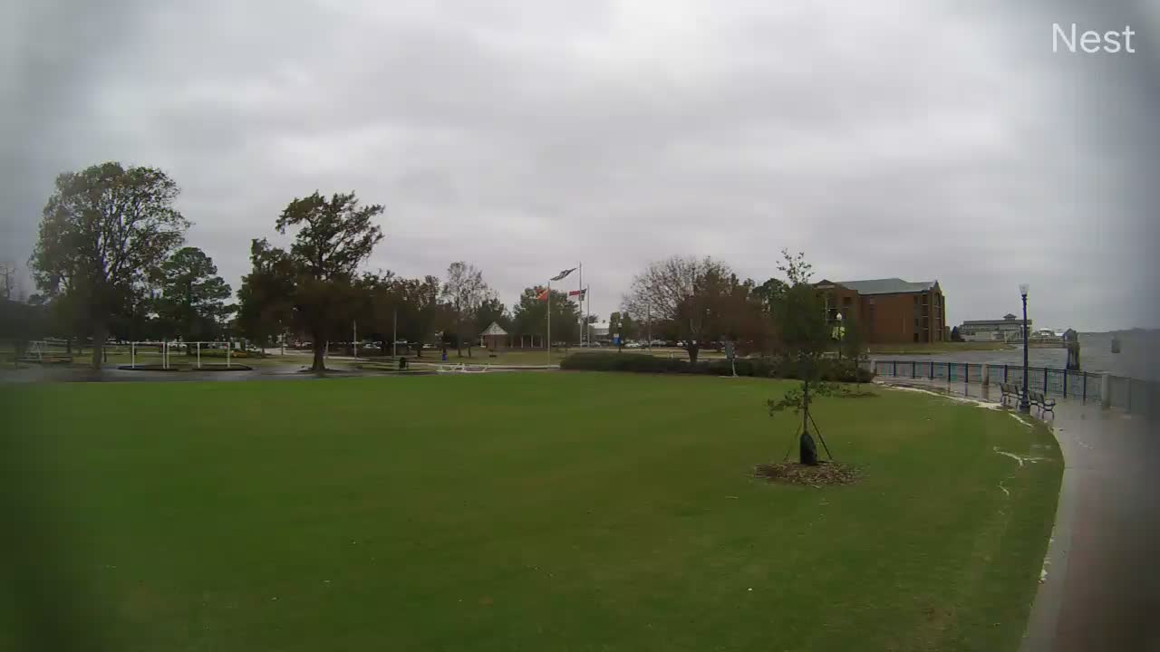 New Bern, NC Hurricane Track Cam 10 Recording Outer Banks Nov Storm (2019)