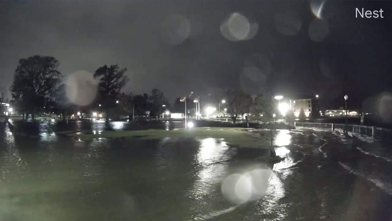 New Bern, NC Hurricane Track Cam 10 Recording Outer Banks Nov Storm (2019)