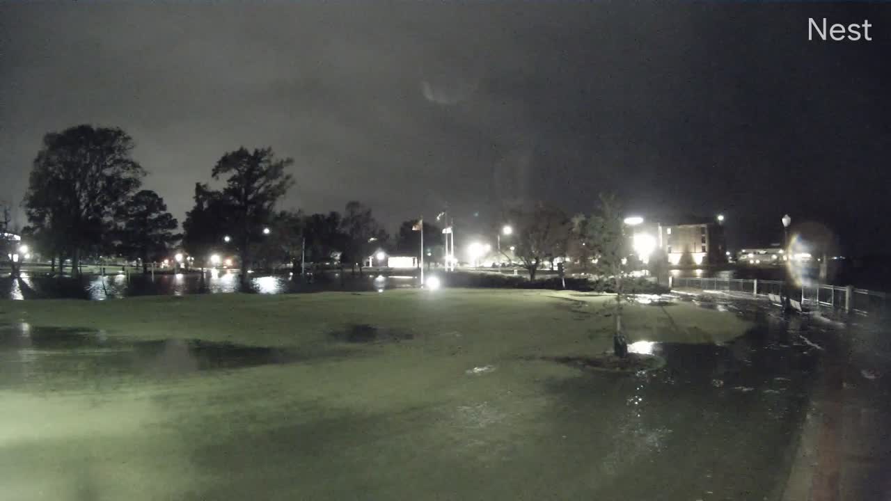 New Bern, NC Hurricane Track Cam 10 Recording Outer Banks Nov Storm (2019)